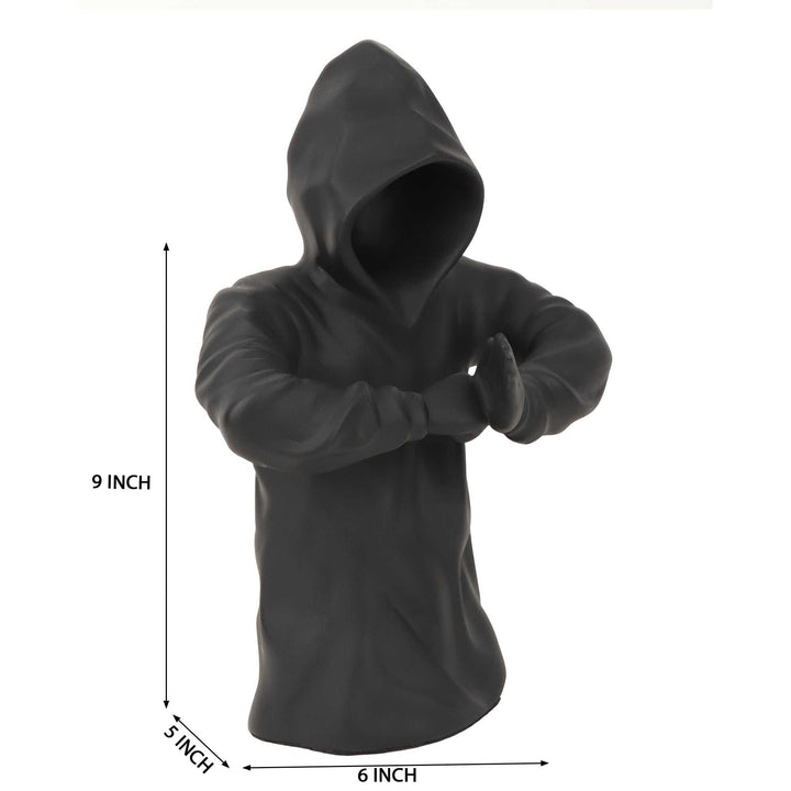Hooded Warrior Strength Trio | Powerful Figurines for Dramatic Decor