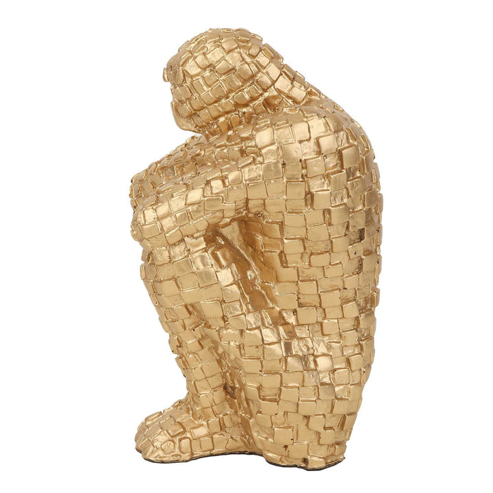 Secluded Thinker Contemplation | Serene Sculpture for Reflective Spaces