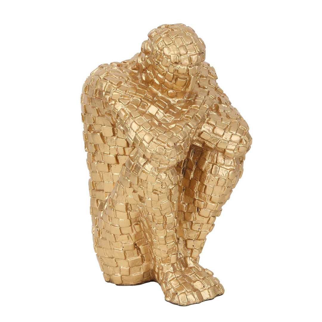 Secluded Thinker Contemplation | Serene Sculpture for Reflective Spaces