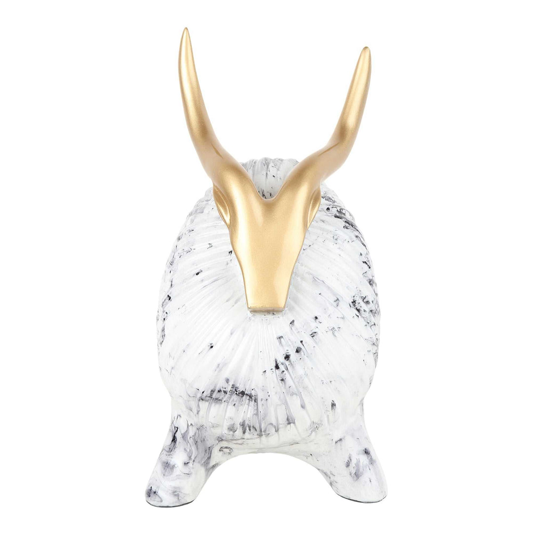 Yak’s Marbellic Rugged Grandeur | Marble Sculpture for Rustic Elegance