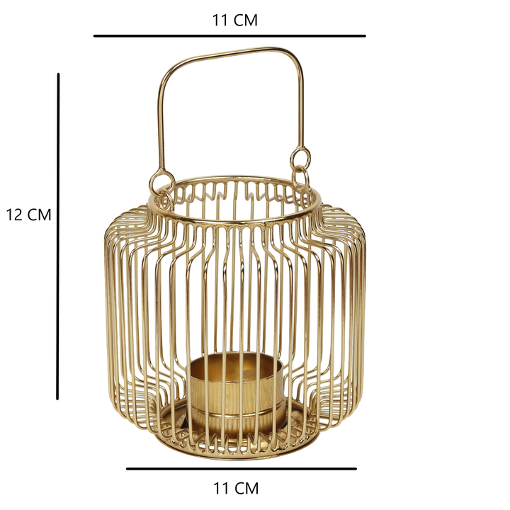Basketweave Rustic Tealight | Cozy Woven Holder for Warm Lighting