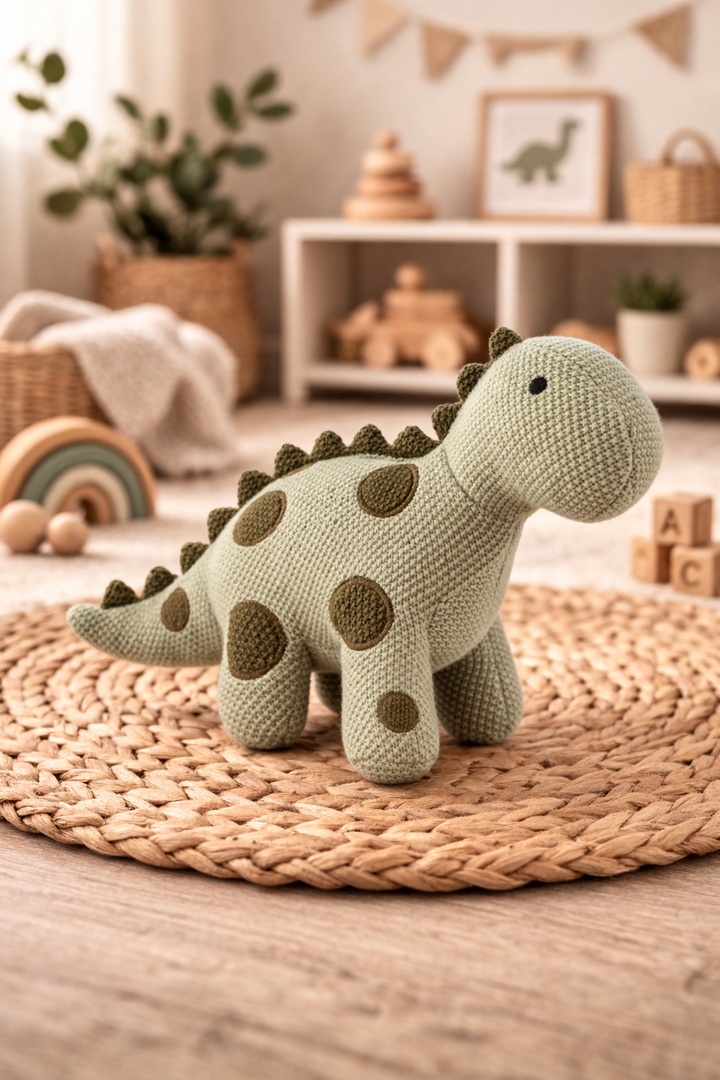 Mr. Dino, the Soft Plush Dinosaur Toy for Kids