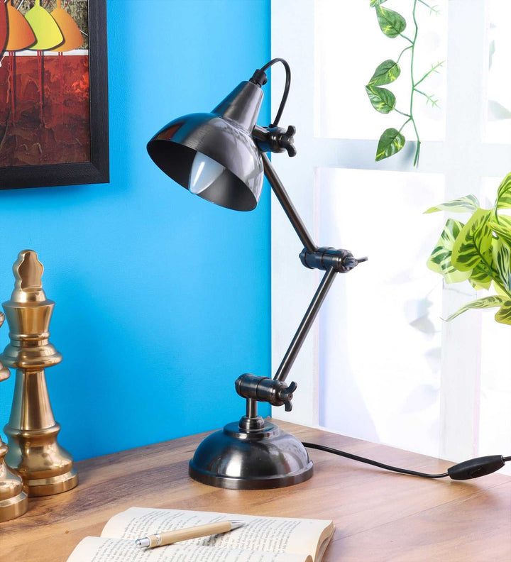 Poulsen Pharmacy Hinged Lamp | Flexible Black Nickel Lamp for Classic Style