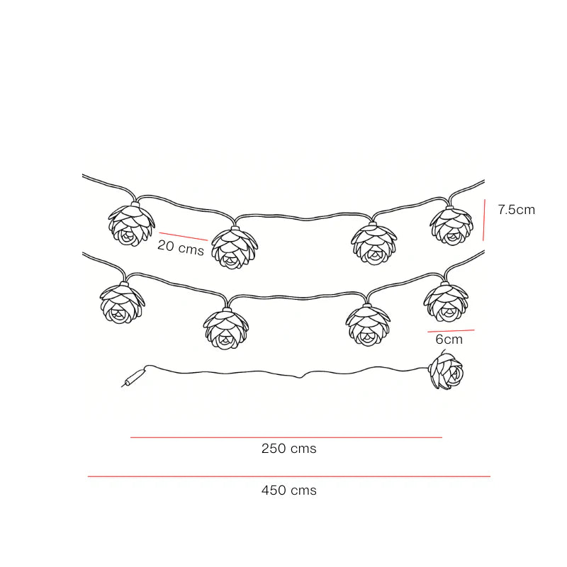 Expobazaar Lush Bloom String Lights
