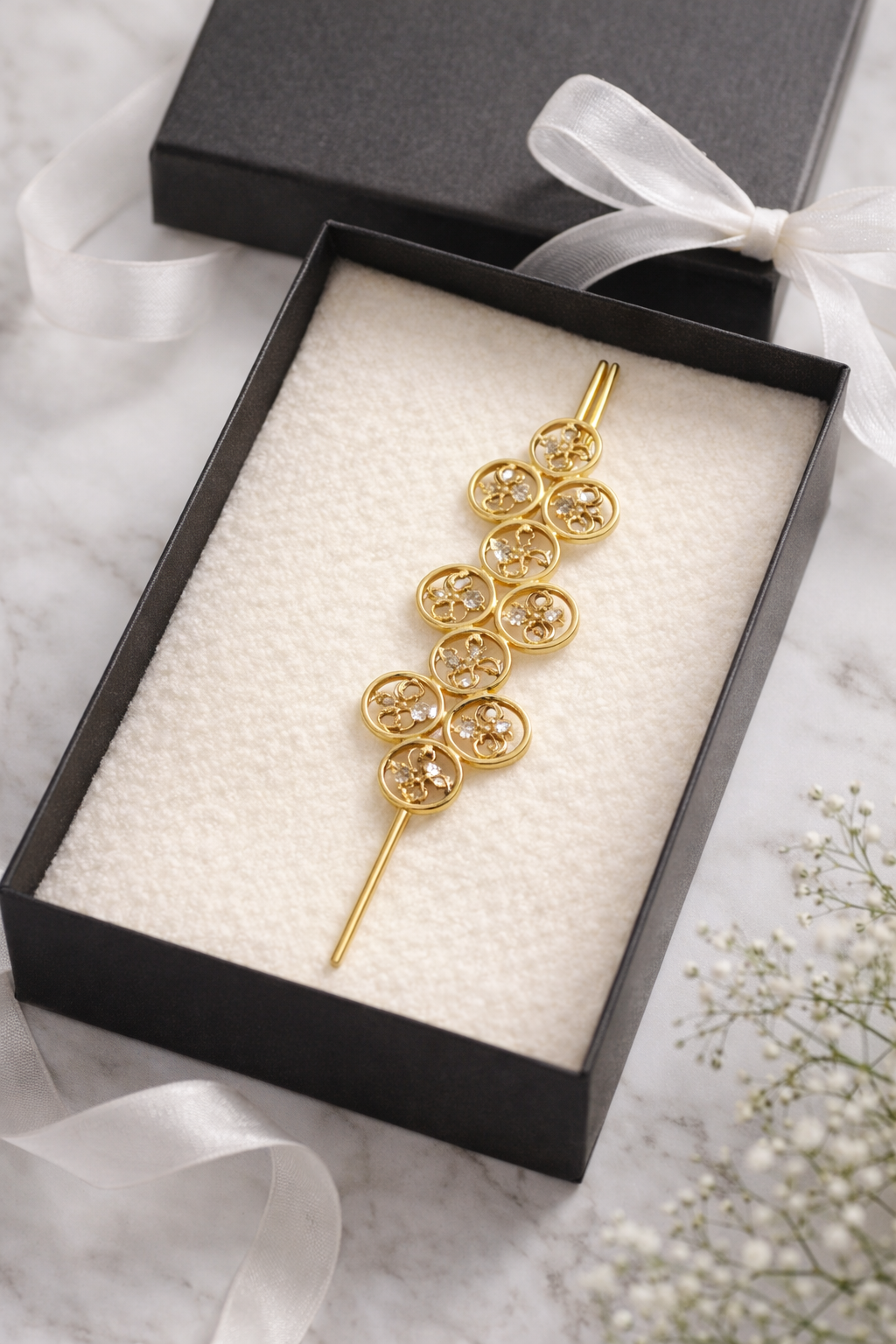 Vintage Charm: Hopscotch Timeless Treasure Earcuff