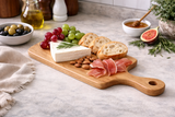 Curved Edge Mango Wood Chopping & Serving Board | Elegant Design â€“ 38x15x1.8cm