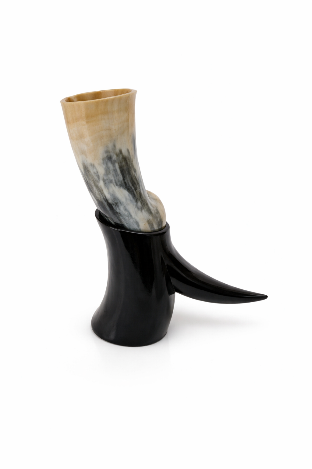 Traditional Sambhal Horn Craft Handcrafted Vase