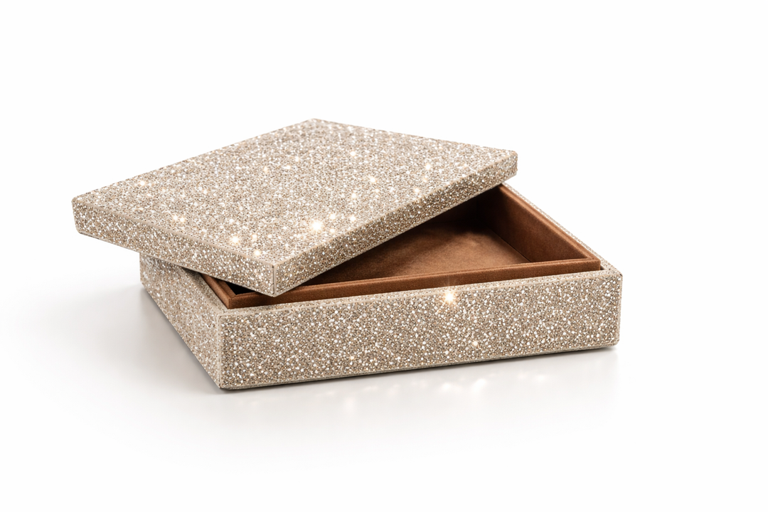 Handcrafted Shell & Resin Decorative Storage Box