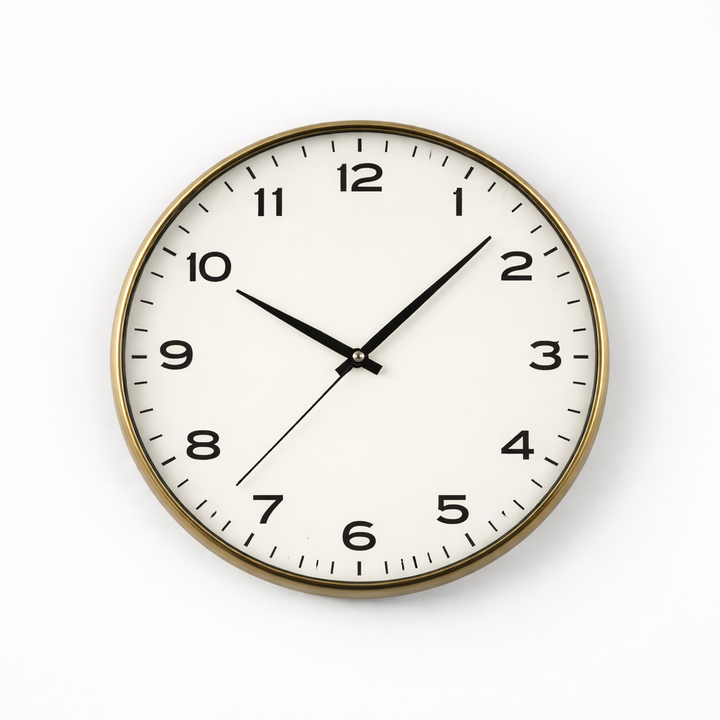 Stainless Steel Classic Wall Clock – Stylish Home & Office Timepiece