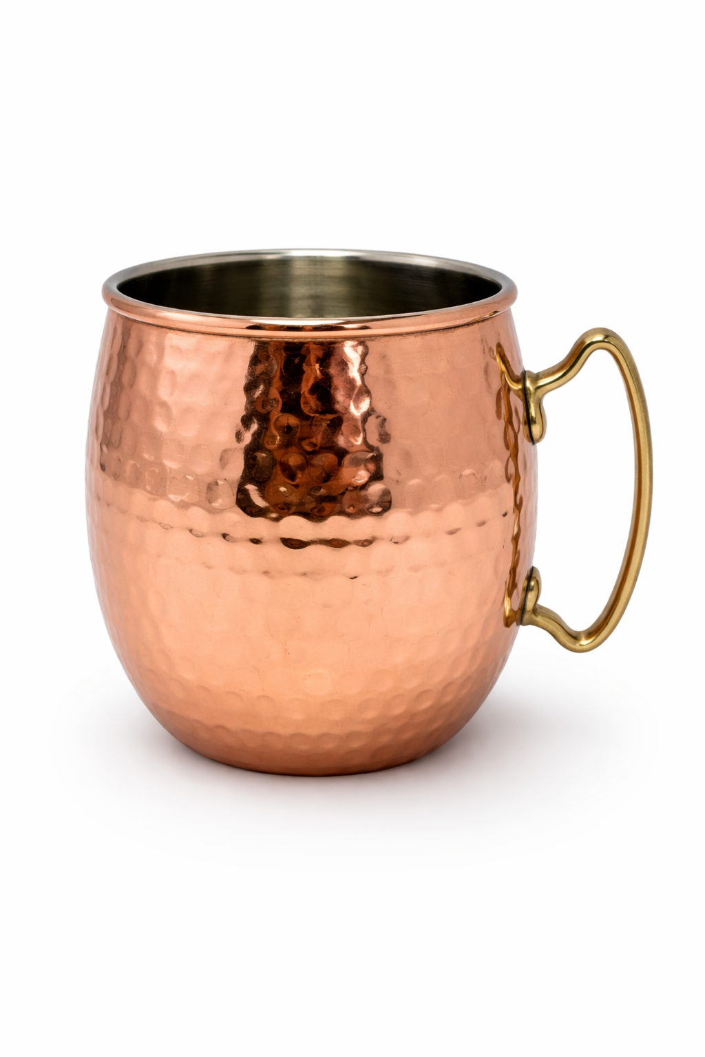 Timeless Steel & Brass Mule Mug – 16oz for a Perfect Pour