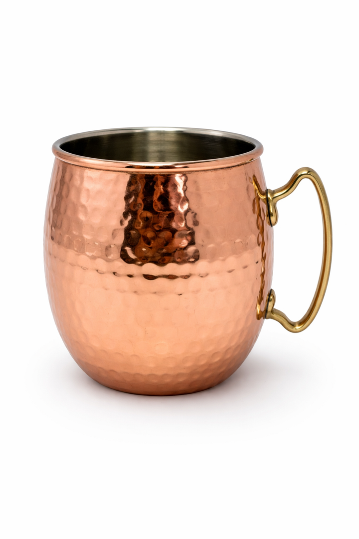 Timeless Steel & Brass Mule Mug – 16oz for a Perfect Pour