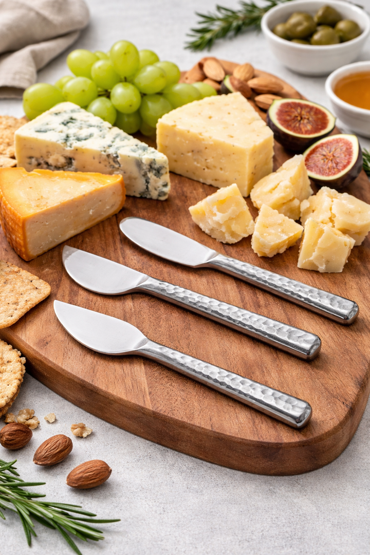 Stainless Steel Cheese Knife Set 6 Inch | Durable Design