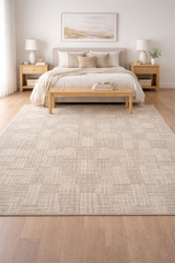 Expobazaar | Elio Hand Knotted Wool Rug in Natural Tones