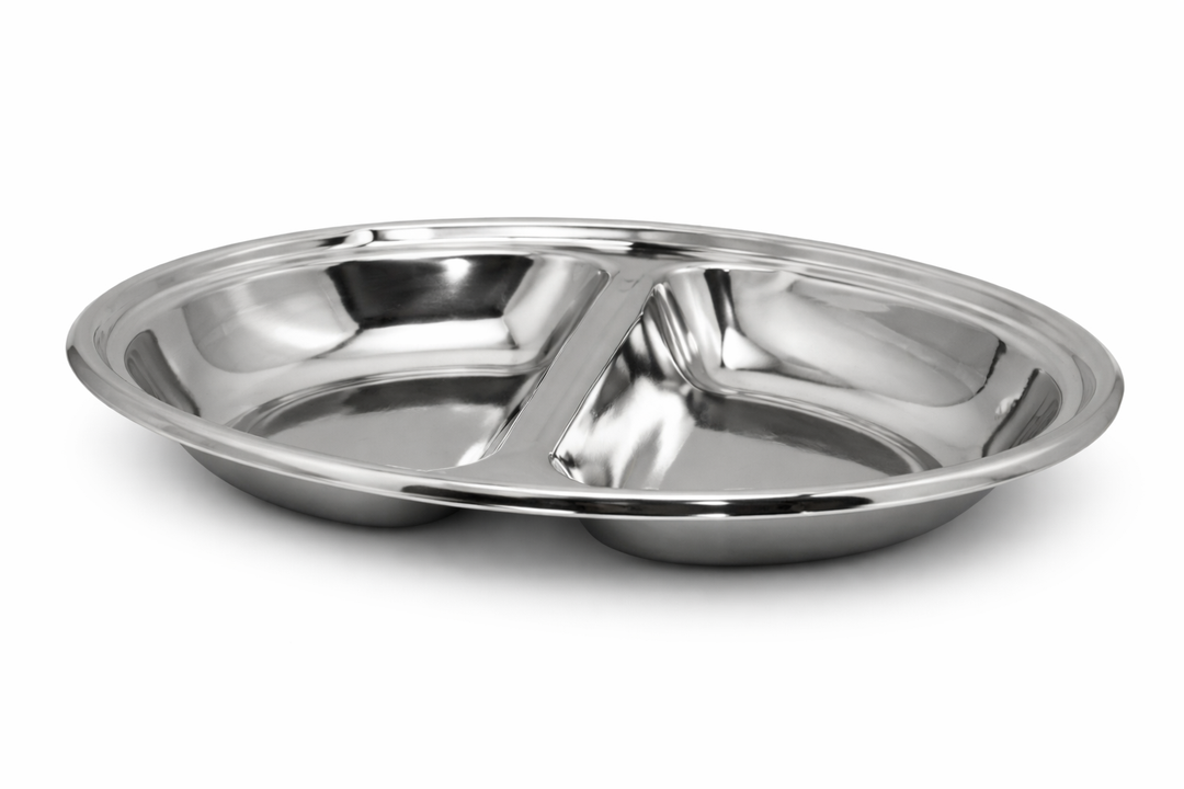 Premium Stainless Steel Nut Serving Dish – 9 x 6 inches Rectangular Tray