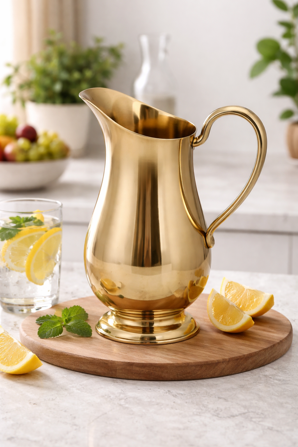 Stainless Steel Water Pitcher Steel Jug for Kitchen & Dining Use