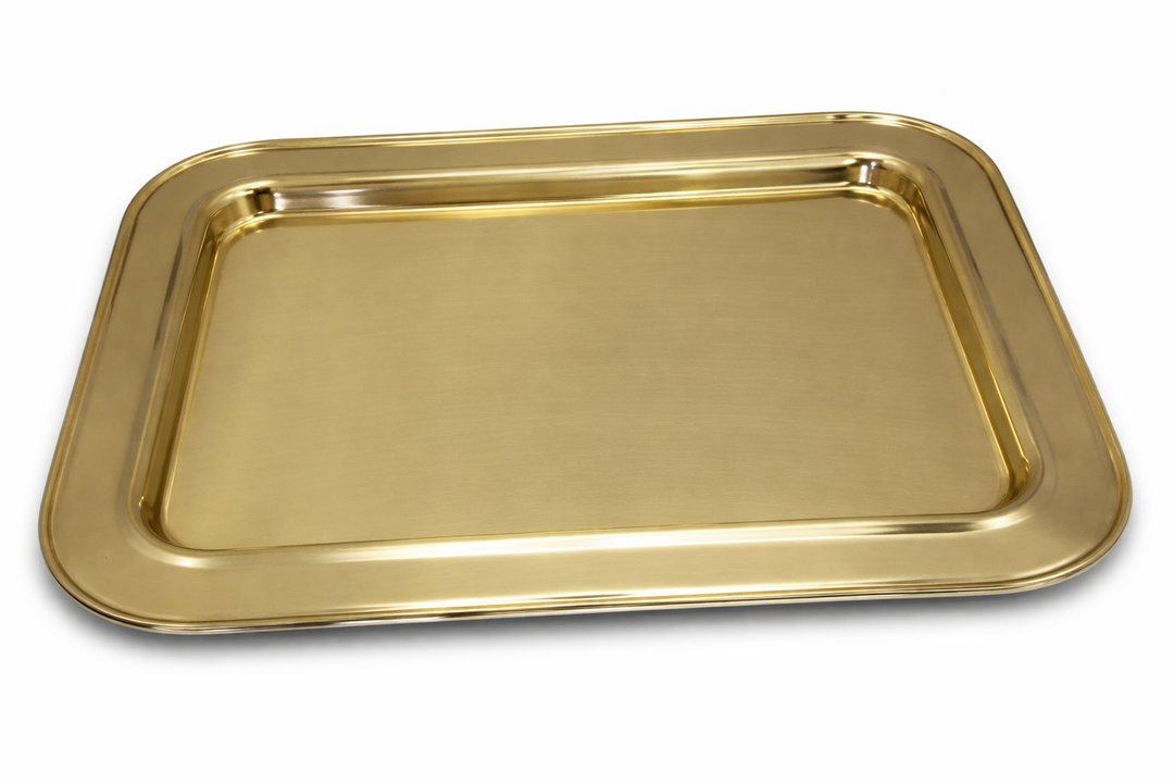 Royal Serving Decorative Tray | L-19 X W-14.5 Inches | Versatile Home Accessory