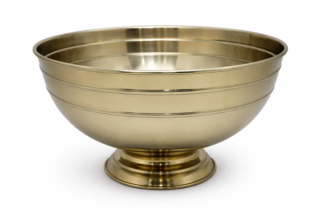 Swarna Thali Stainless Steel Serving Bowl | Elegant Indian Design