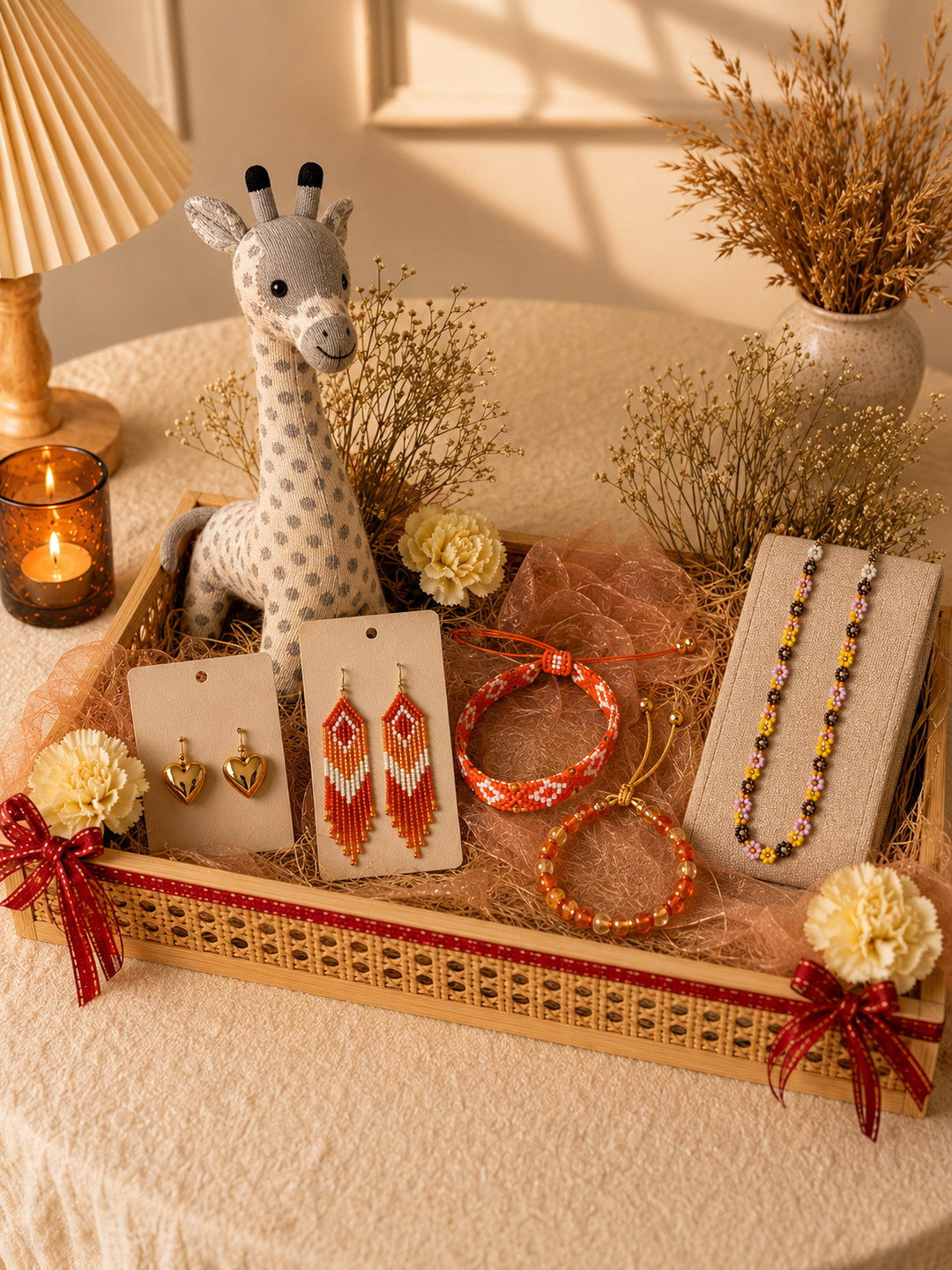 Expobazaar Rakhi Gift Hamper Jewellery and Plush Toy