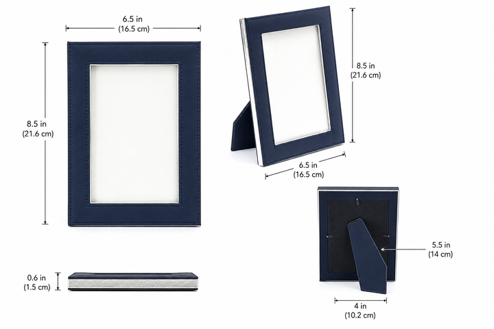 Expobazaar Navy Blue Frame for Showcasing Cherished Moments with Style