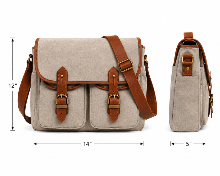 Expobazaar Eco Friendly Recycled Canvas Unisex Backpack