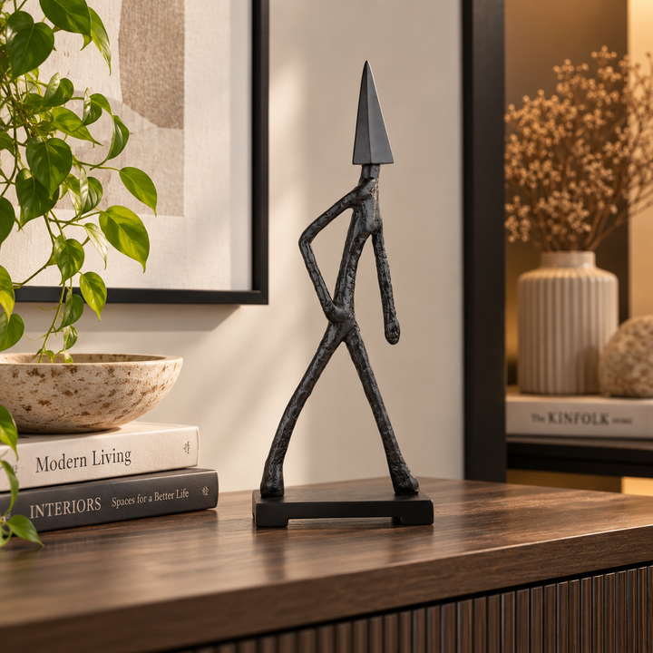 Arrowed Being Mystic Sculpture | Bold Abstract Decor Accent