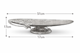 Madhur Shringar: Modern Aluminium Decorative Bowl for Elegant Table Accent