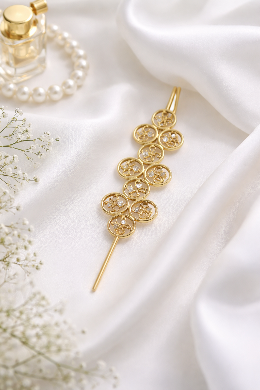 Vintage Charm: Hopscotch Timeless Treasure Earcuff
