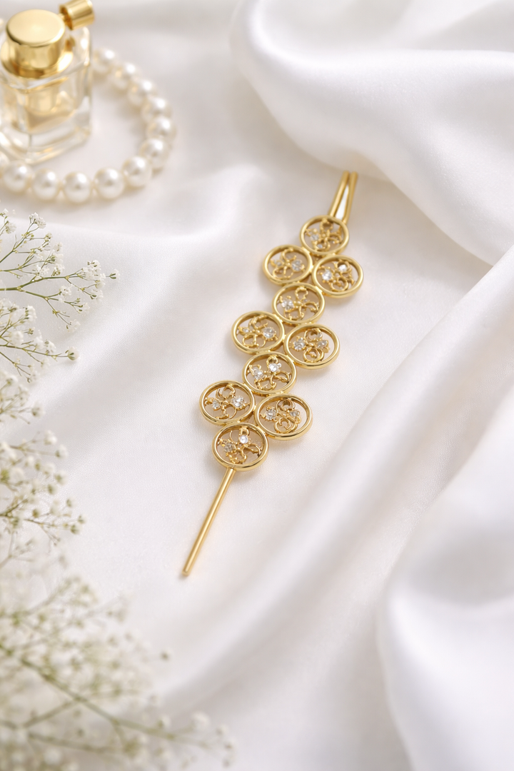 Vintage Charm: Hopscotch Timeless Treasure Earcuff