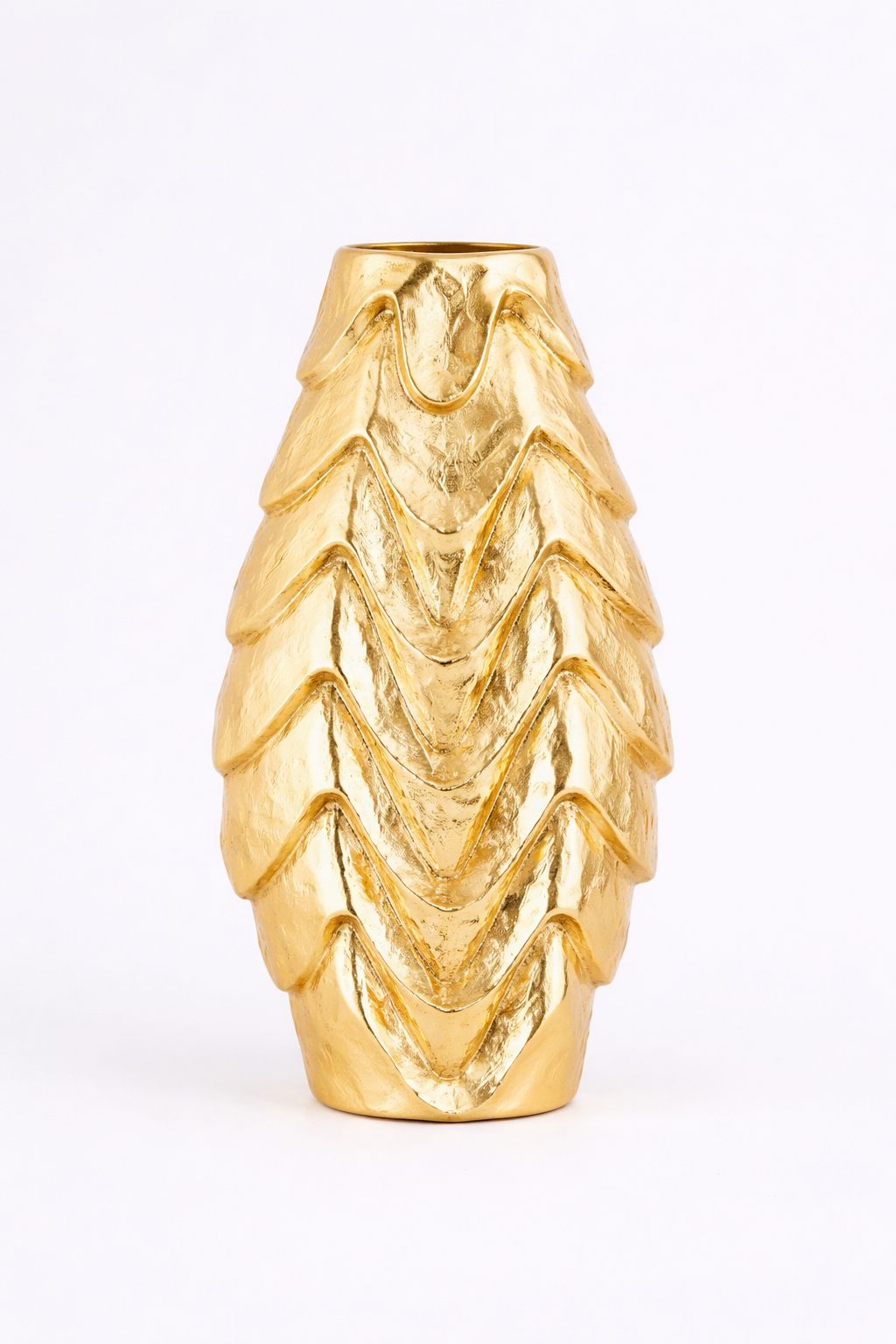 Sona Aluminium Decorative Vase - Modern Indian Elegance