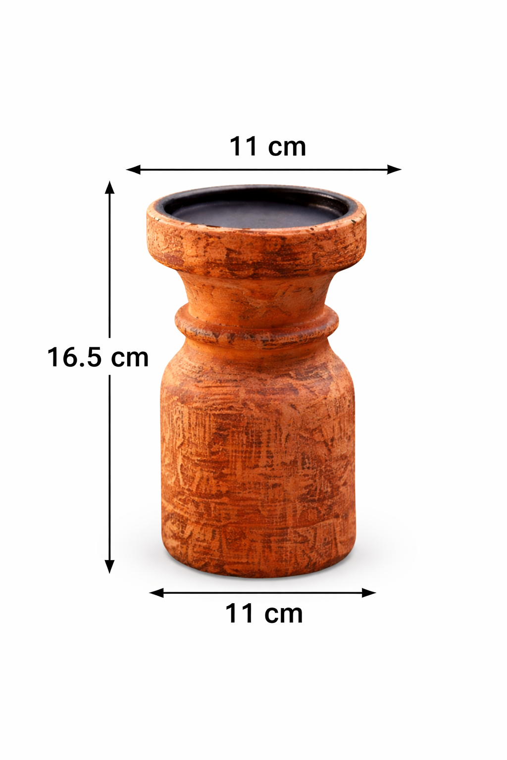 Wooden Candle Holder Set – Handcrafted Decorative Holders