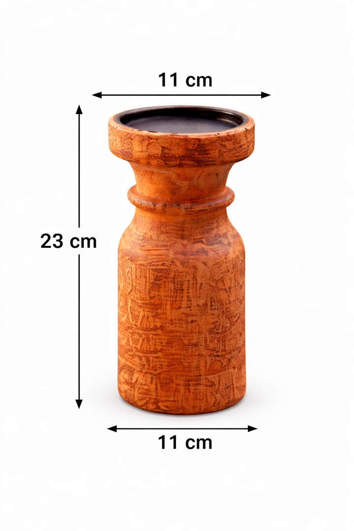 Wooden Candle Holder Set – Handcrafted Decorative Holders