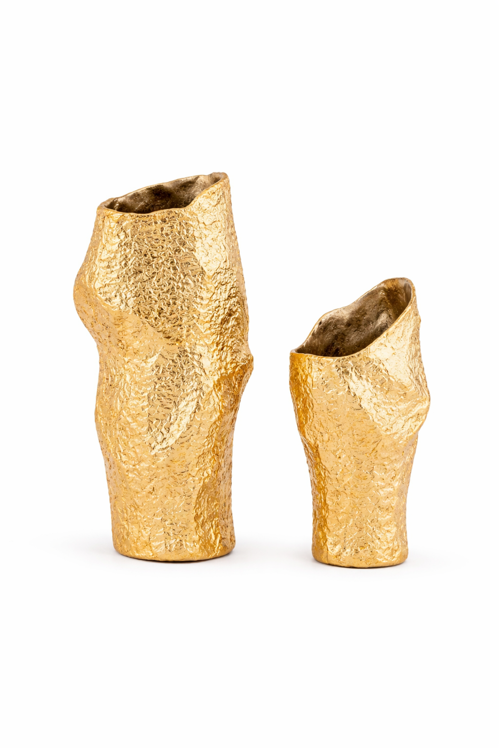 Swarna Aluminium Shringar: Elegant Sculptural Vase for Artistic Home Décor