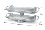 Ruchi Ratan: Aluminium Cake Stand | Modern Serving Plate