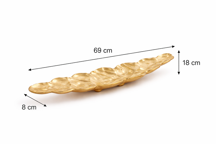 Aluminium Decorative Tray | Modern Serving & Console Décor with Elegant Indian Craftsmanship