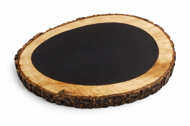 Tree Bark Serving Platter | Chess Board & Mango Wood Platter