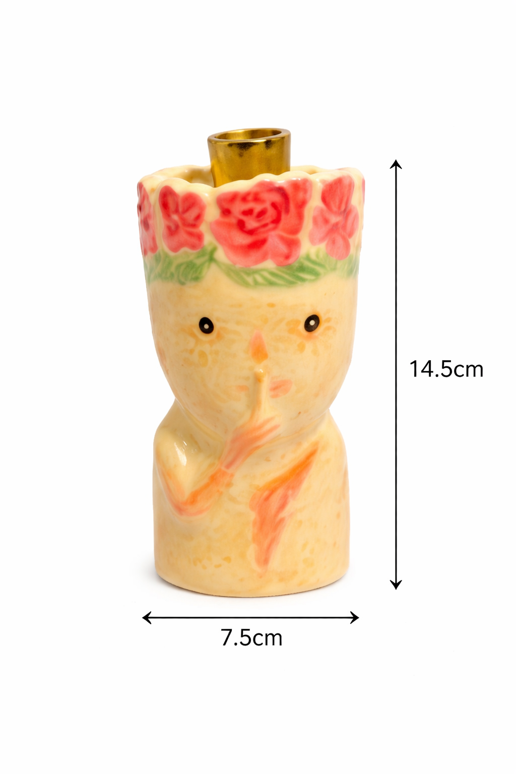 Ethnic Tribal Design Aluminium Candle Holder for Table Décor