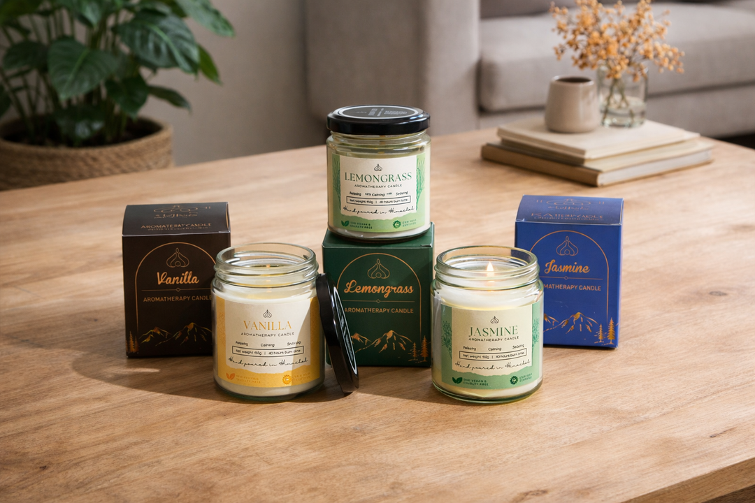 Scented Candle Trio Gift Set – Relaxing Aromatherapy Collection