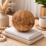 Hand-Carved Wooden Decorative Ball Home DÃ©cor