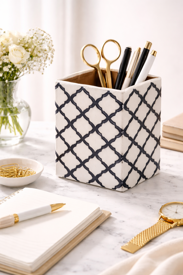 Resin Pen Holder Desk Organizer for Home & Office