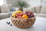 Soapstone Bowl Color Beige, Jali Work Bowl