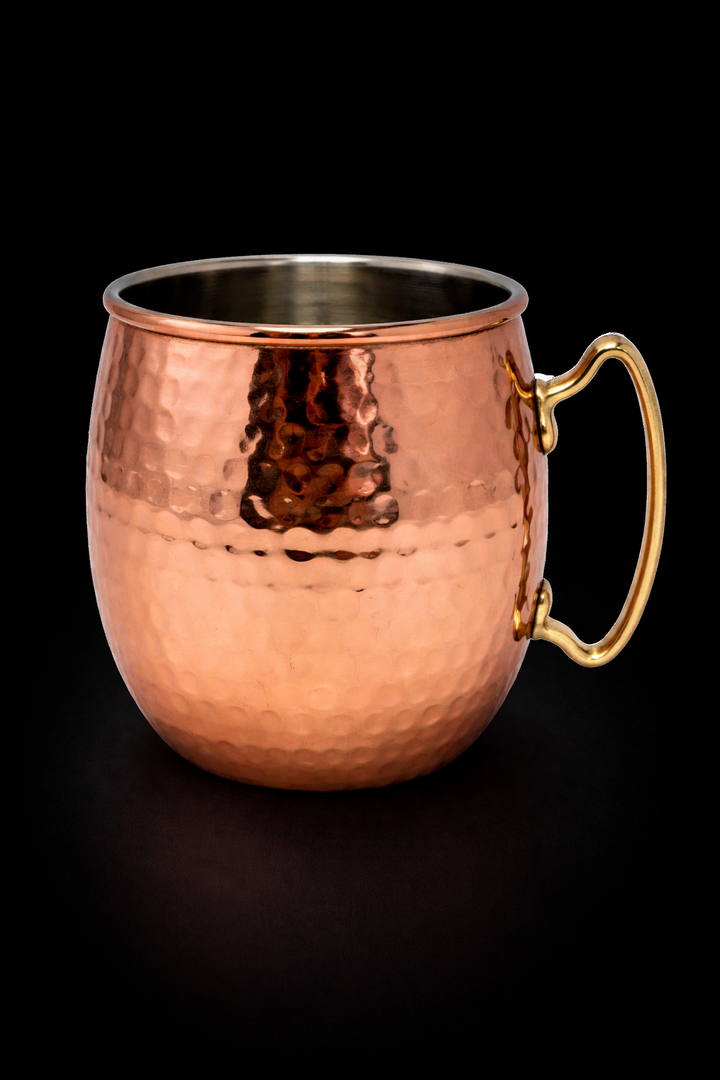 Timeless Steel & Brass Mule Mug – 16oz for a Perfect Pour