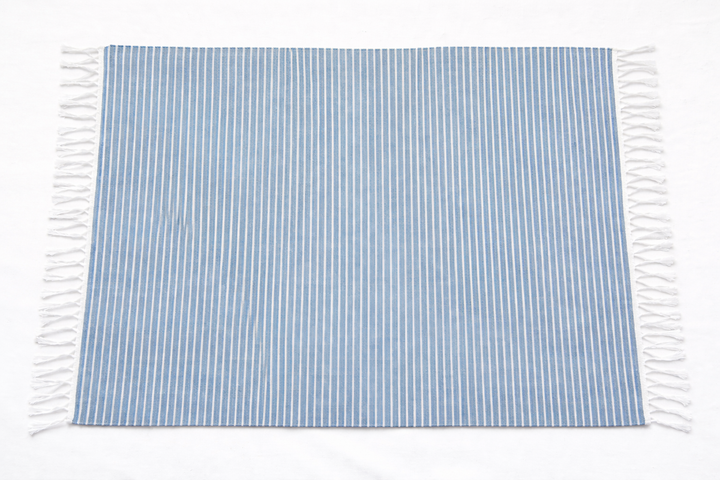 Eco-Friendly Woven Full Stripe Floor Mat – Soft & Absorbent