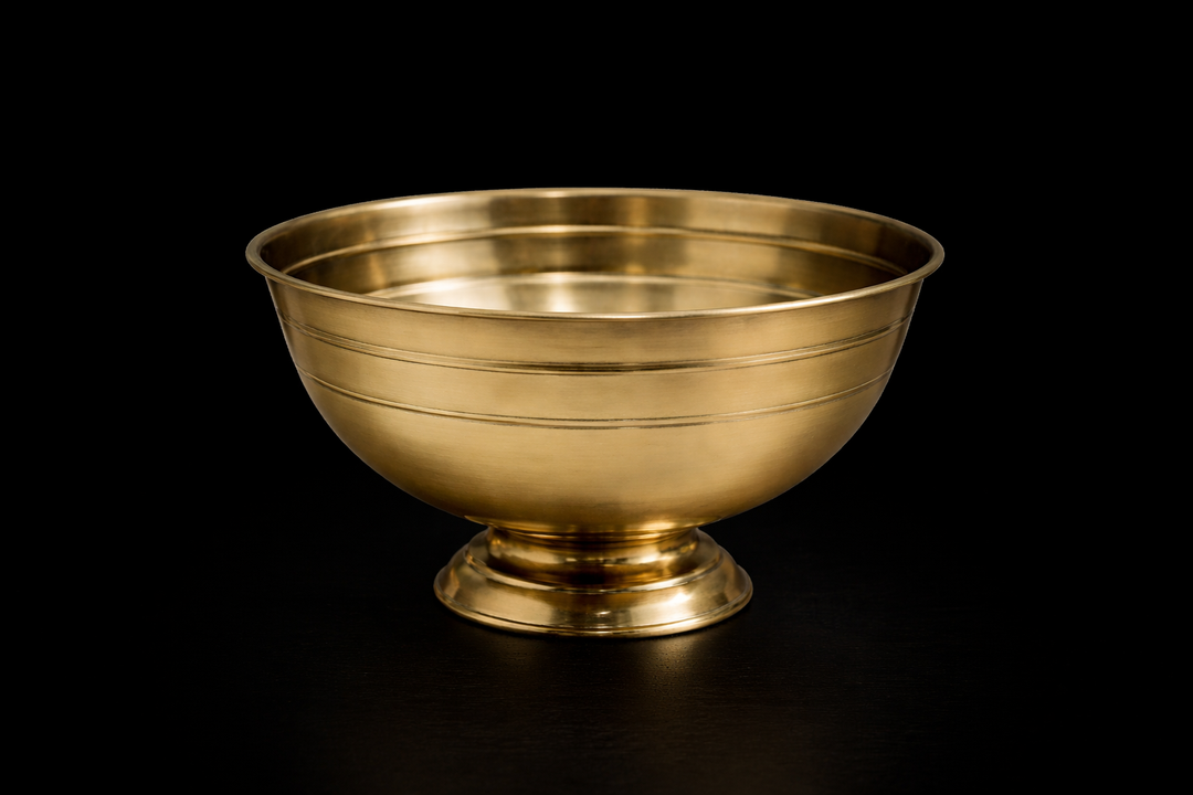 Swarna Thali Stainless Steel Serving Bowl | Elegant Indian Design