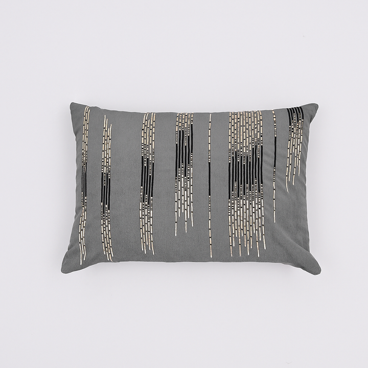 Golden Glow Midas Lumbar Pillow Cover | Handmade 14x20 Regal Comfort