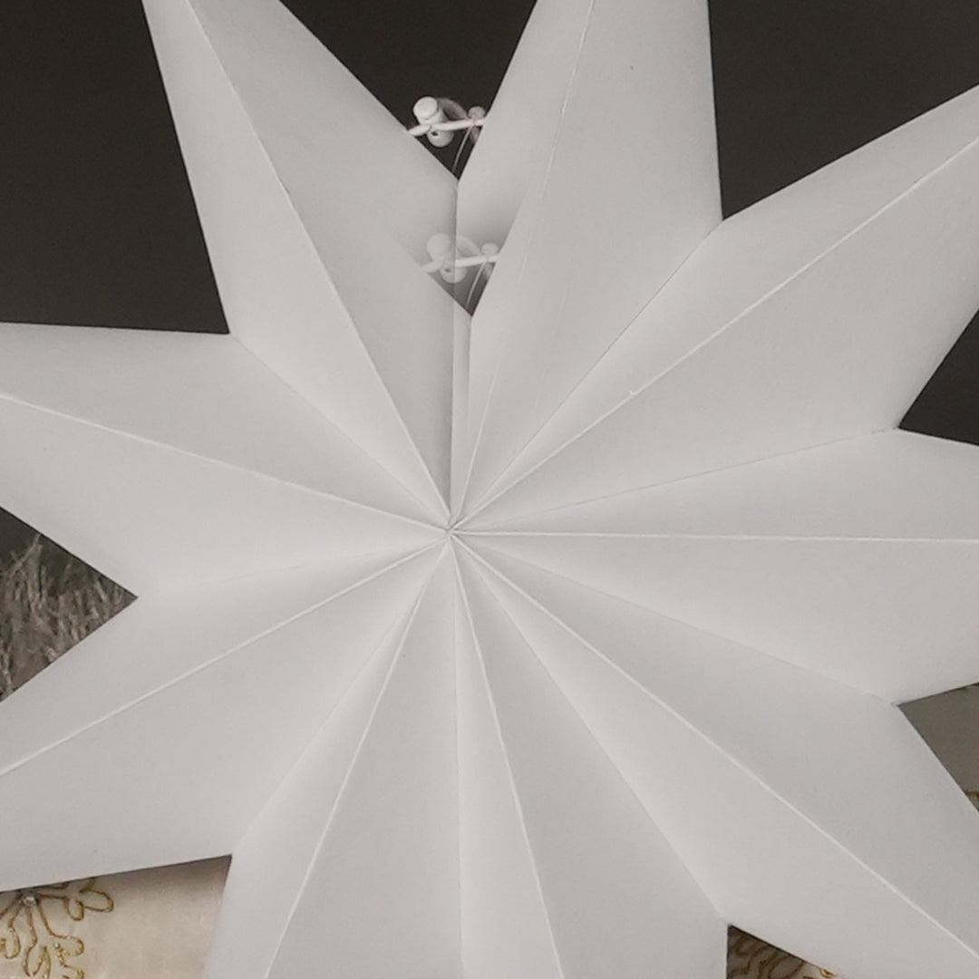 Christmas Paper Star | Handmade Decor Hanging Ornament | 56 Cm
