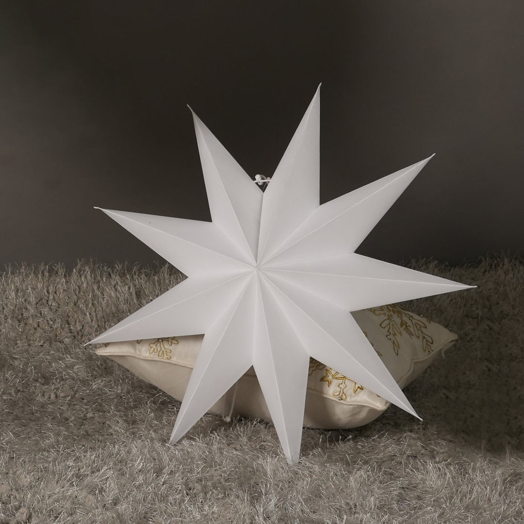 Christmas Paper Star | Handmade Decor Hanging Ornament | 56 Cm