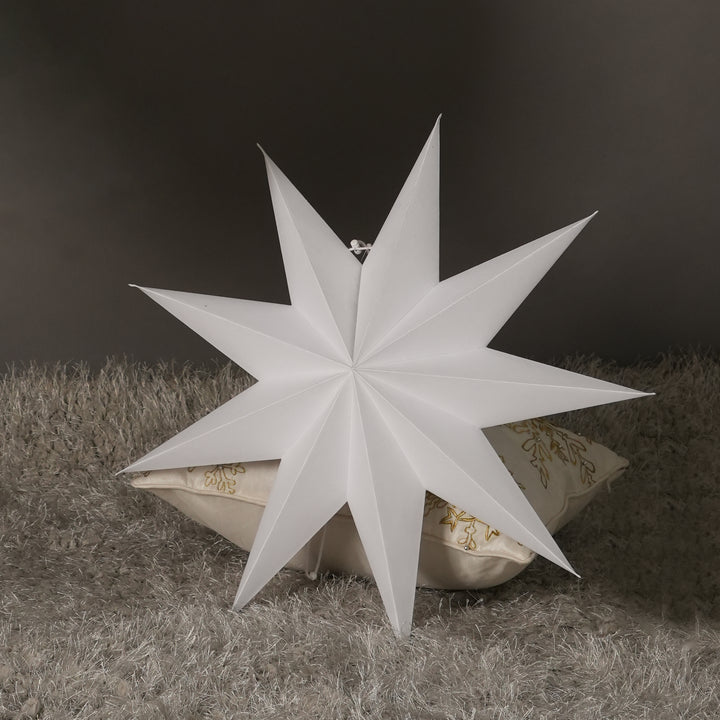 Christmas Paper Star | Handmade Decor Hanging Ornament | 56 Cm