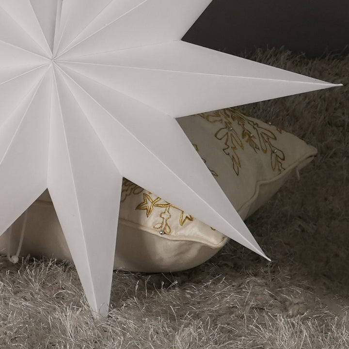 Christmas Paper Star | Handmade Decor Hanging Ornament | 56 Cm