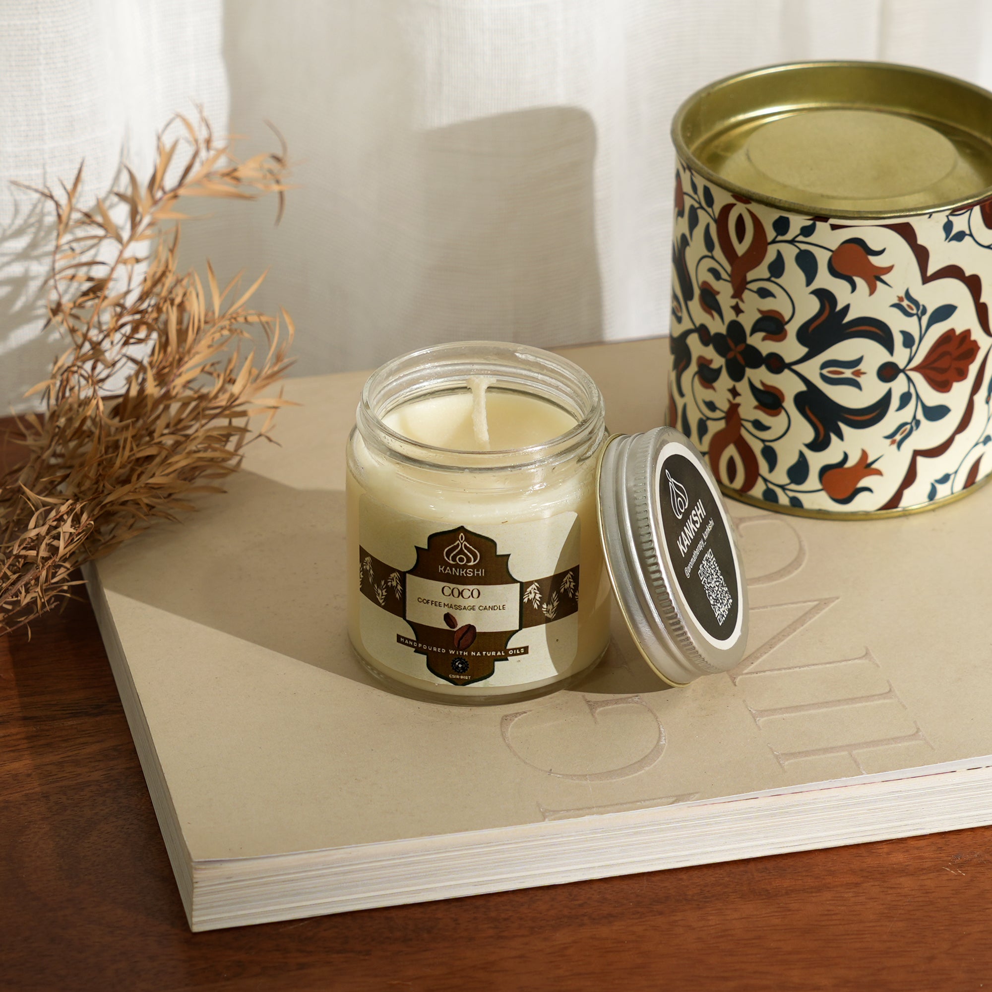 Premium Wax Candle - Unscented Home Décor