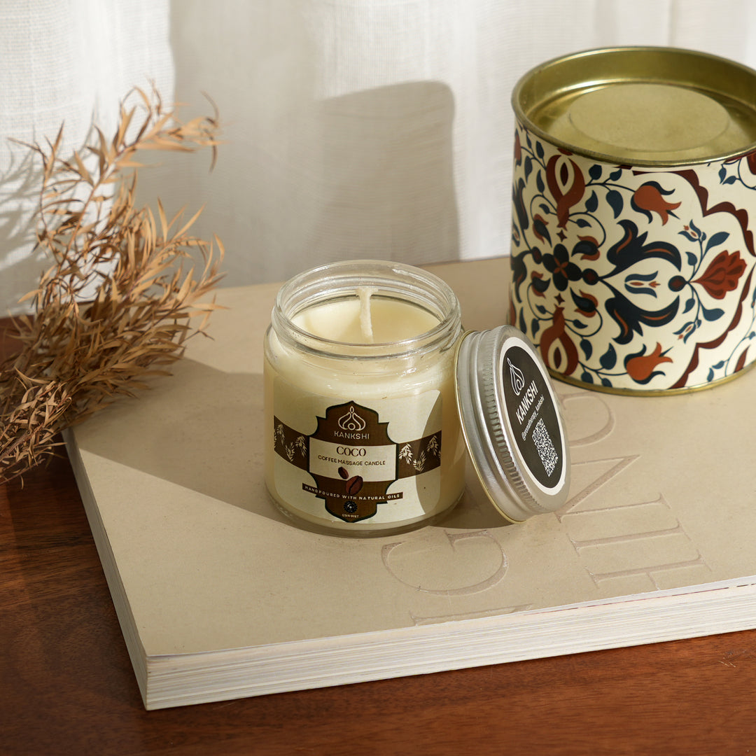 Premium Wax Candle - Unscented Home Décor